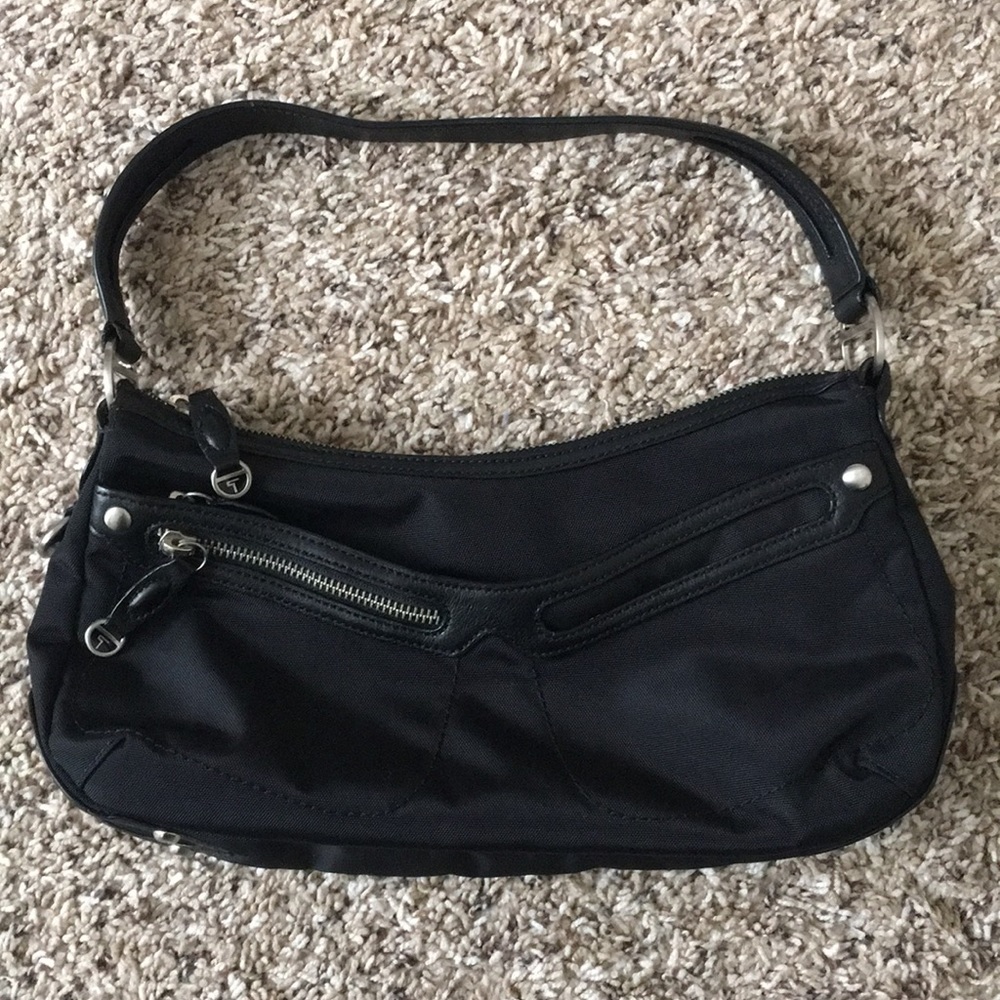Tumi Small Nylon And Leather   Bag